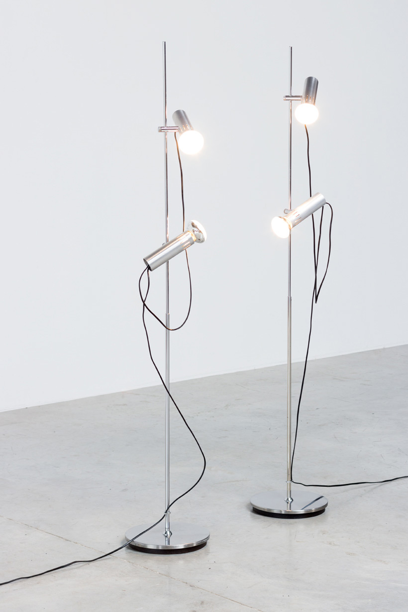 Alain Richard pair floor lamps A14 by Pierre Disderot img 4