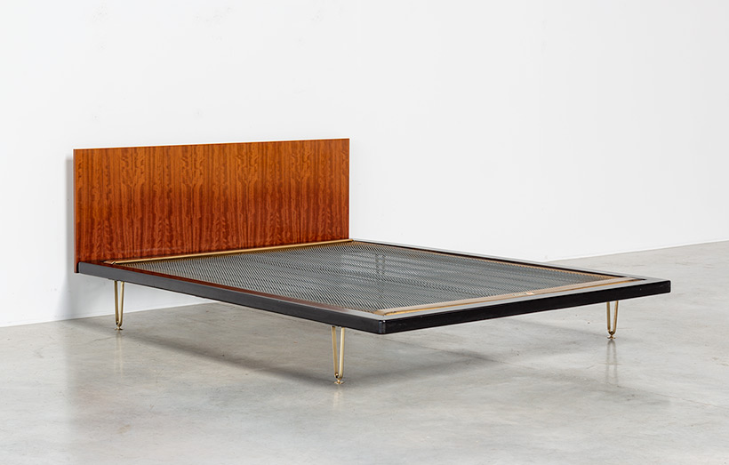 Alfred Hendrickx double bed DB 150 for Belform 1950s img 5