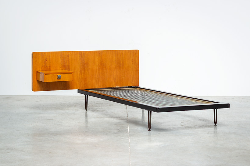 Alfred Hendrickx single bed for Belform 1950s img 3