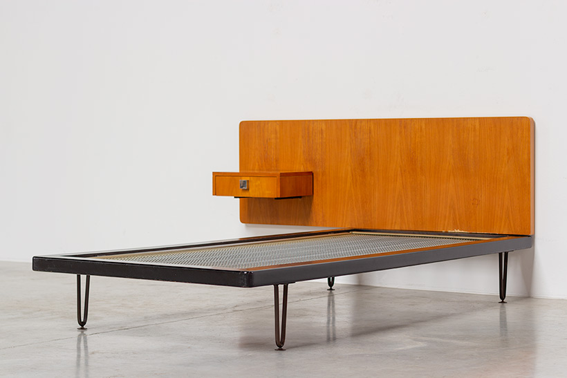 Alfred Hendrickx single bed for Belform 1950s img 7