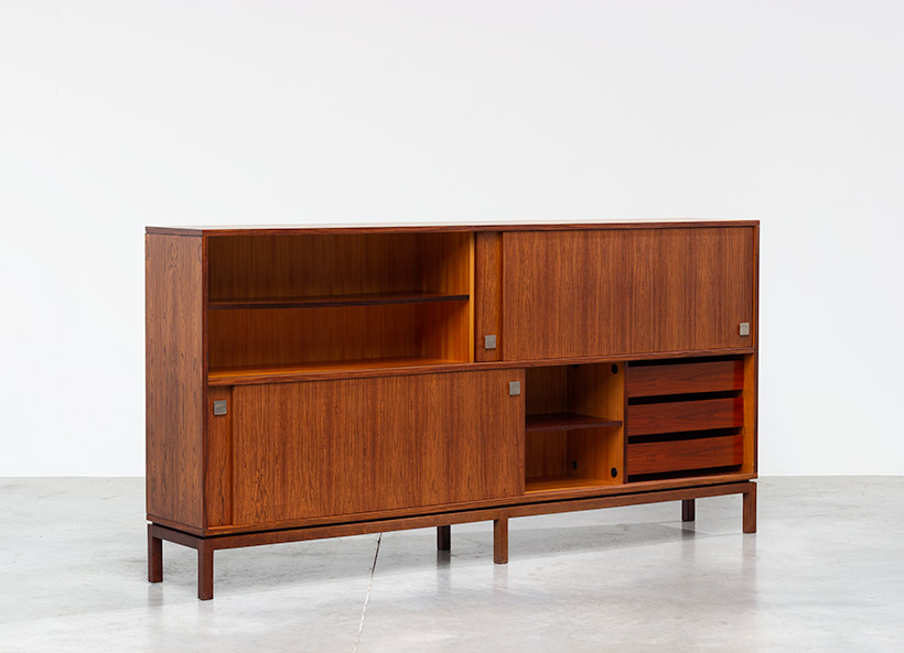 Alfred Hendrickx two level sideboard or highboard for Belform 1960s img 5