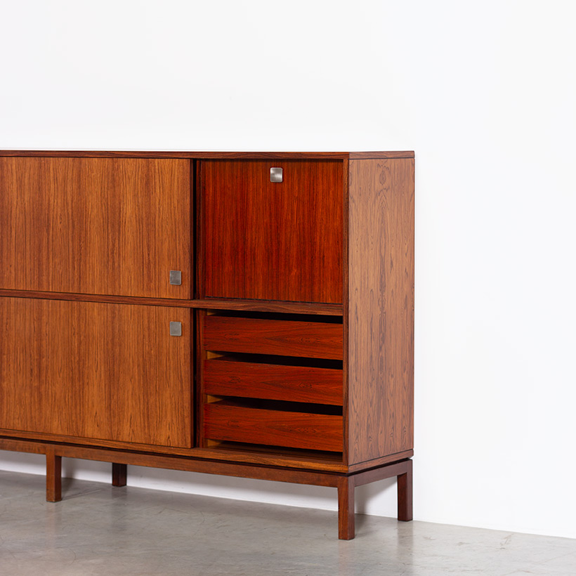 Alfred Hendrickx two level sideboard or highboard for Belform 1960s img 6