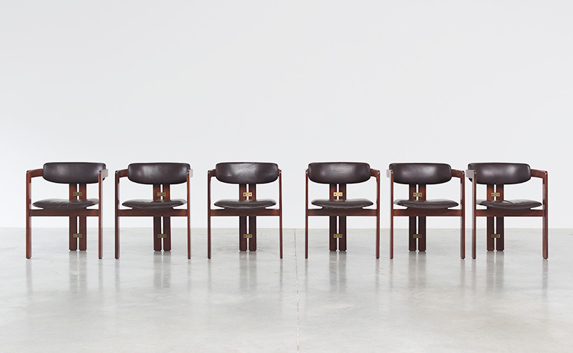 Augusto Savini Pamplona Dinning Chairs for Pozzi 1965 set of six Chairs img 4