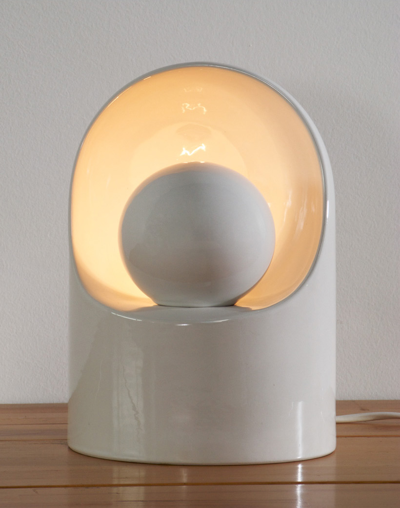 Ceramic lamp Marcello Cuneo for Gabianelli