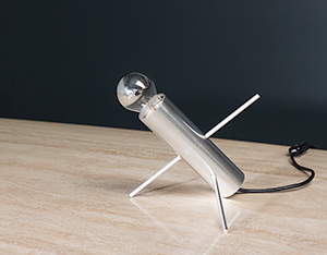 Cricket table lamp designed by Otto Wach for Raak 1960