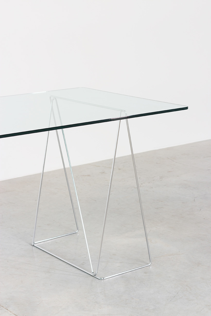 Dinning table with minimalistic modern clean lines circa 1970 img 4