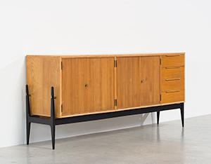 Fifties sideboard elegant storage cabinet Belgium made 1950