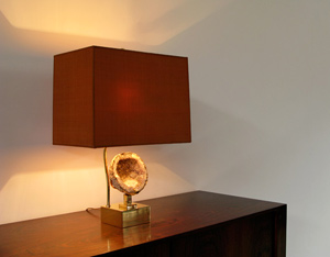 France Agate table lamp Willy Daro