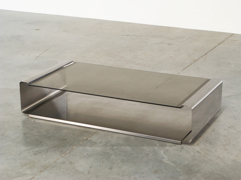 Francois Monnet Stainless steel coffee table Kappa