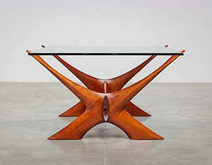 Fredrik Schriever Abeln Condor coffee table for Orebro Glas 1960