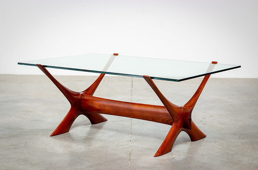 Fredrik Schriever Abeln Condor coffee table for Orebro Glas 1960 img 7