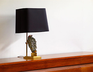 French table lamp with Pyrite Willy Daro