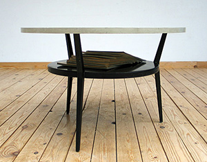 Friso Kramer industrial metal coffee table