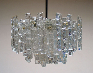 Glass chandelier Kalmar Austria