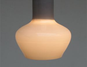 Glass Vistosi ceiling lamp eames era Murano Venni 1970