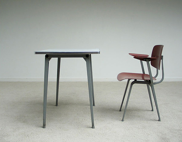 Industrial Revolt chair and side table Friso Kramer De Cirkel