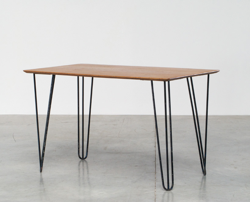 Kitchen table or Desk with Hairpin legs