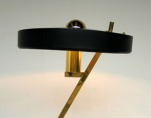 Louis Kalff desk lamp Philips with UFO shade
