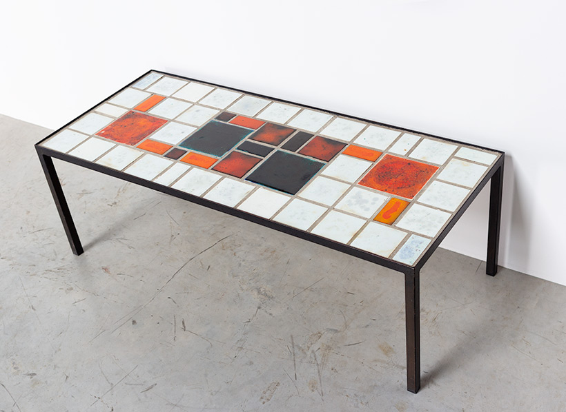 Louise Servaes Ceramic coffee table circa 1965 Member of the G 58 group img 7