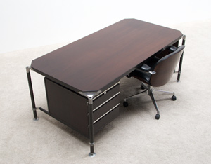 Luisa and Ico Parisi for MIM executive desk and chair