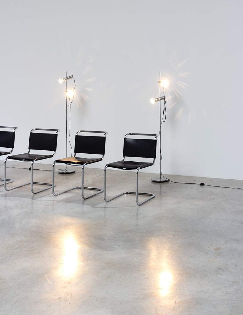Marcel Breuer B33 Gavina set of four Bauhaus chairs