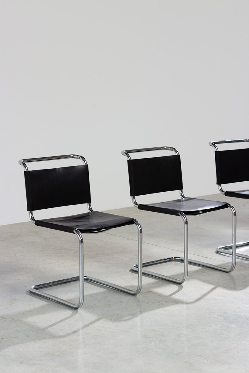 Marcel Breuer B33 Gavina set of four Bauhaus chairs img 3