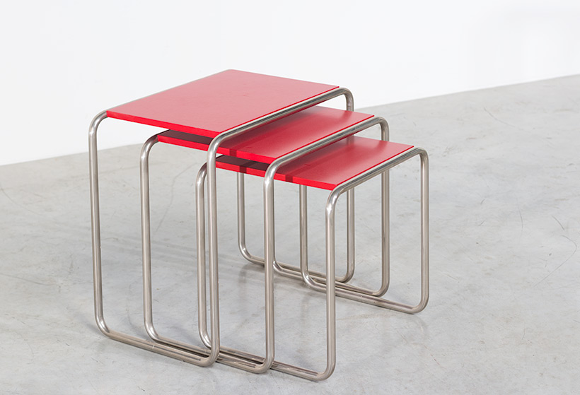 Marcel Breuer B9 Bauhaus nesting tables German Modernism img 3