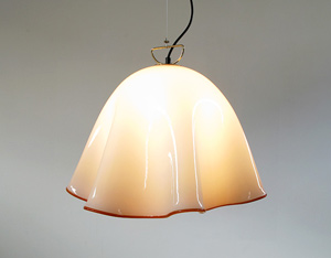 Murano hand blown glass ceiling lamp