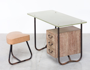 Office desk or writing desk attributed to Pierre Guariche 1950