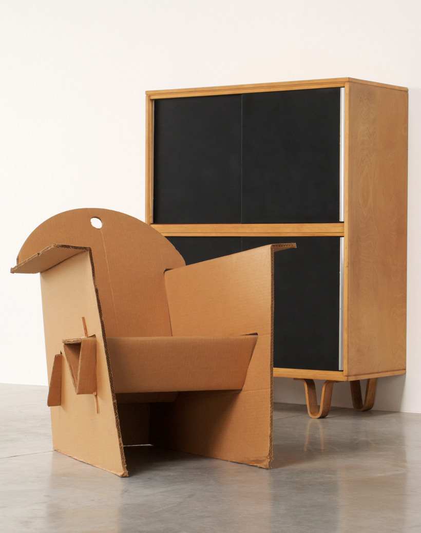 Olivier Leblois Kiosk chair or cardboard chair