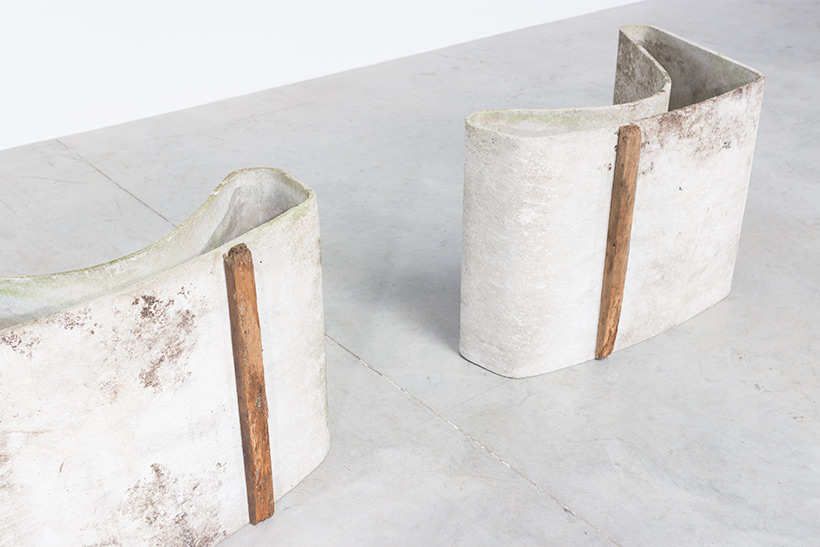 Pair Modern Concrete loop chairs by Willy Guhl Eternit AG 1954 img 7