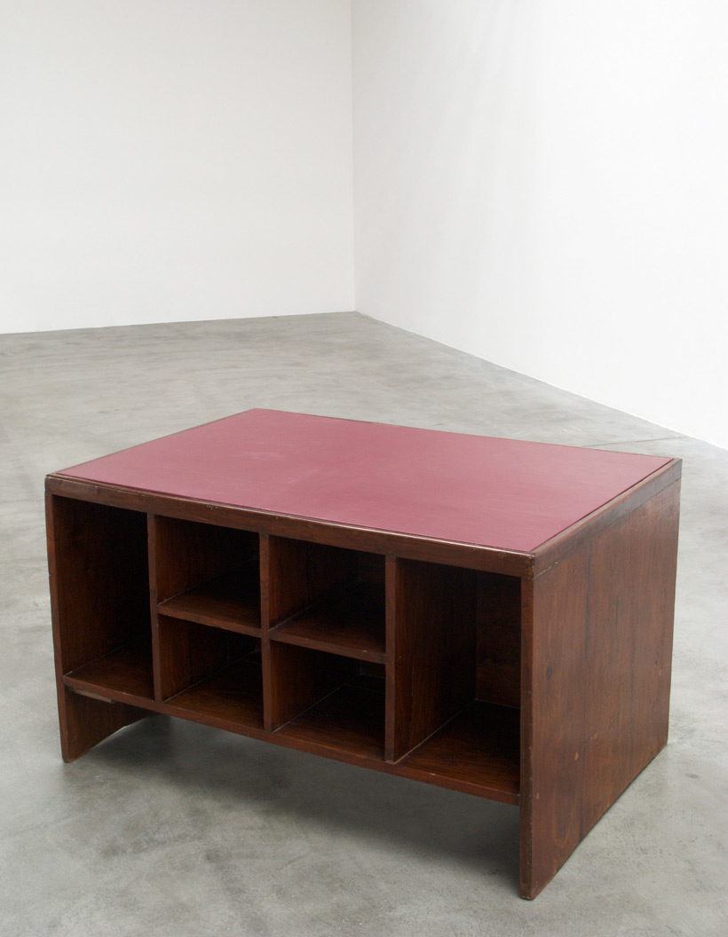 Pierre Jeanneret Office Desk with Bookcase Chandigarh India img 7