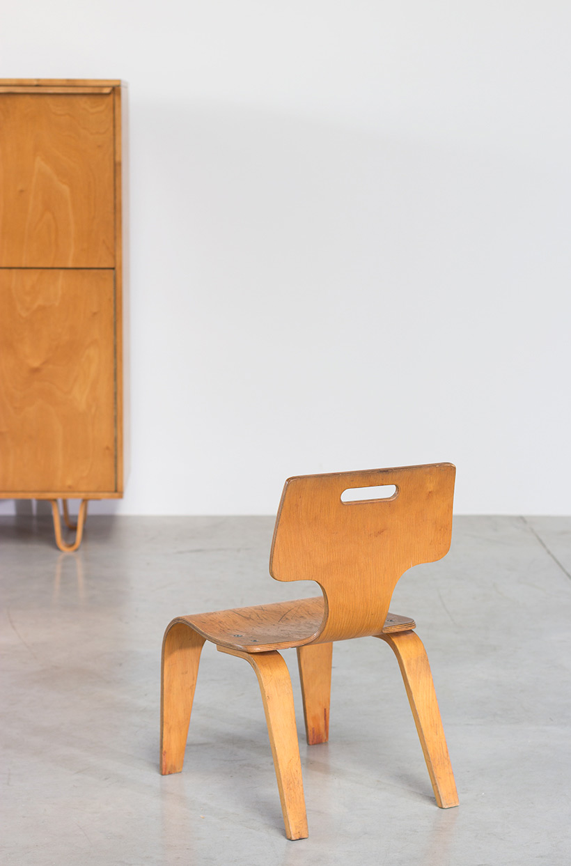 Plywood children chair by Toy Labs Michigan circa 1955 img 5