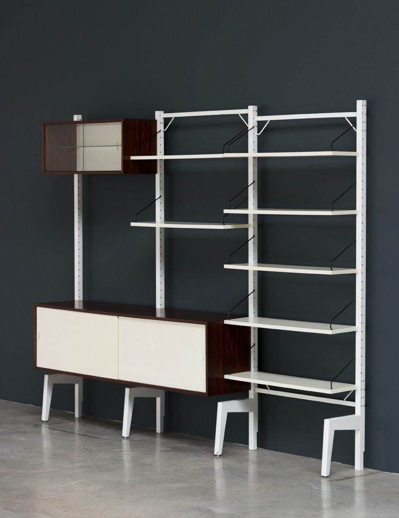 Poul Cadovius Off White Wall Unit Royal System