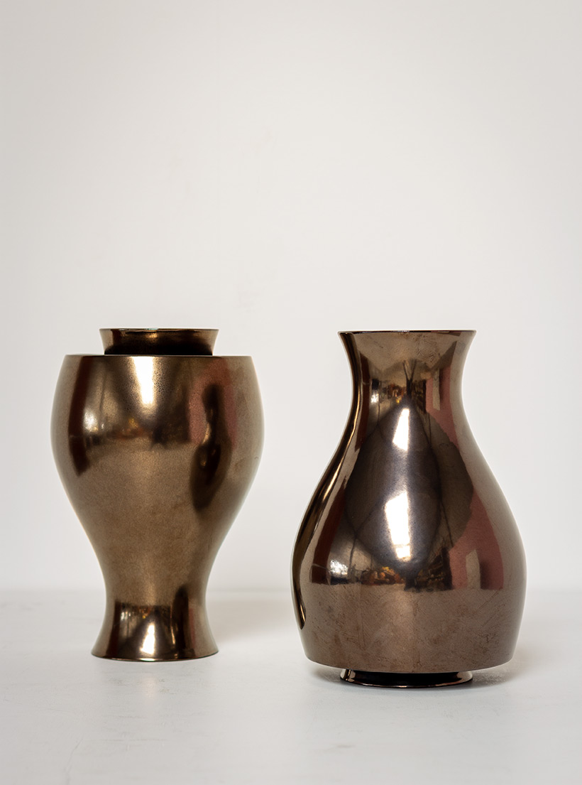 Ron Arad Pair of ceramic vases Jive for Cor Unum
