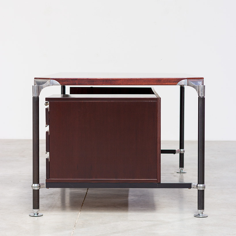 Rosewood executive desk by Luisa and Ico Parisi for MIM 1960 img 6