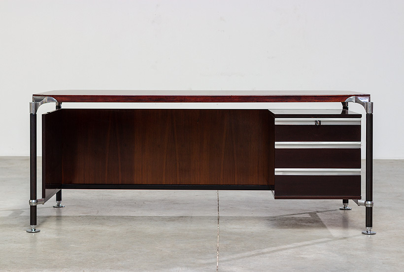 Rosewood executive desk by Luisa and Ico Parisi for MIM 1960 img 9