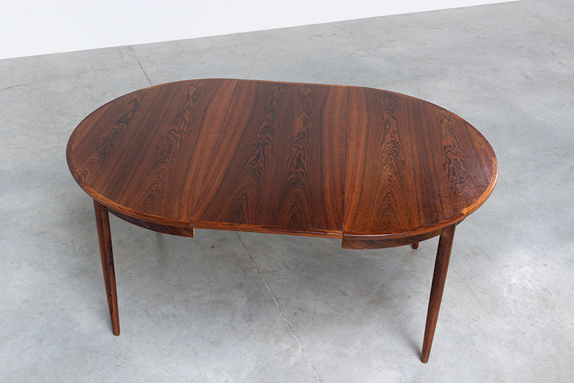 Scandinavian modernist dining table with Brazilian rosewood img 6