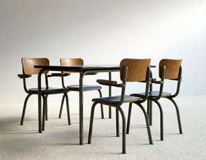 School table and chairs for children Tubax