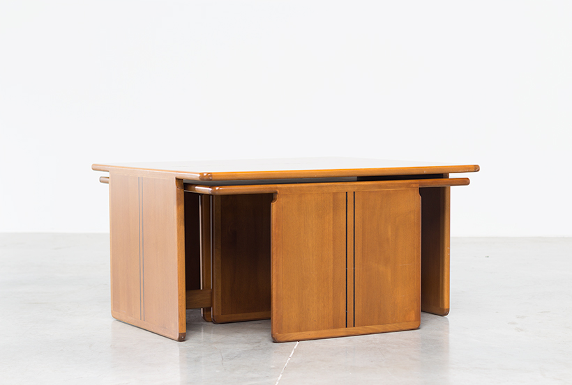 Tobia Scarpa and Afra Scarpa Coffee table with side tables 1975 img 3