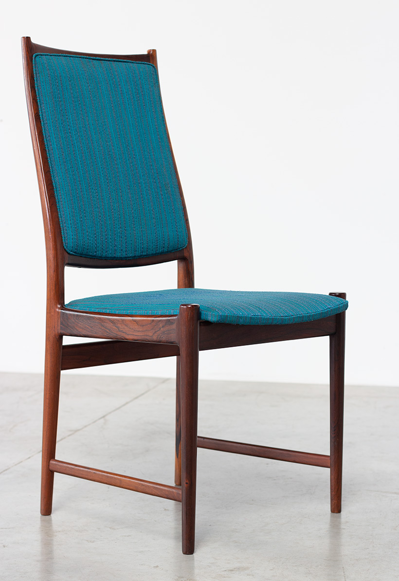 Torbjorn Afdal set of 8 Brazilian rosewood dining chairs img 8