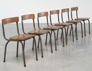 Tubax industrial chairs dated 1957