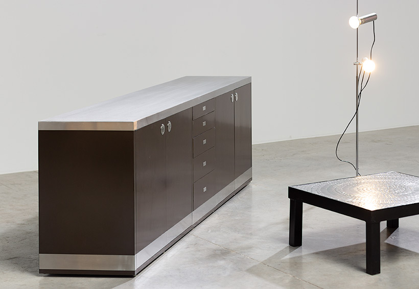 Willy Rizzo timeless modernist sideboard 1970