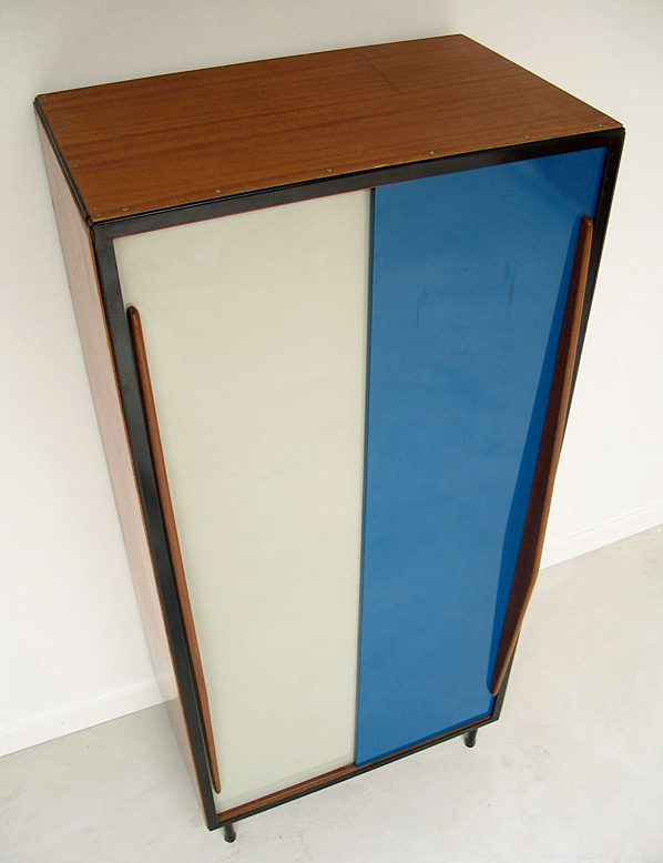 Willy Van Der Meeren Tubax 1952 Wardrobe Cabinet