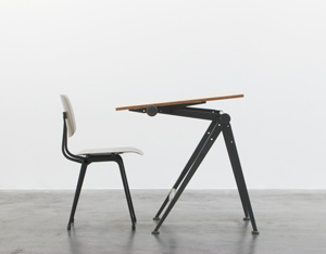 Wim Rietveld Reply drafting table and Friso Kramer Revolt chair